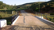 ConstruÃ§Ã£o de 3 pontes em estrutura metÃ¡lica e concreto no MunicÃ­pio de Santa BÃ¡rbara do Monte Verde â MG - 2008
